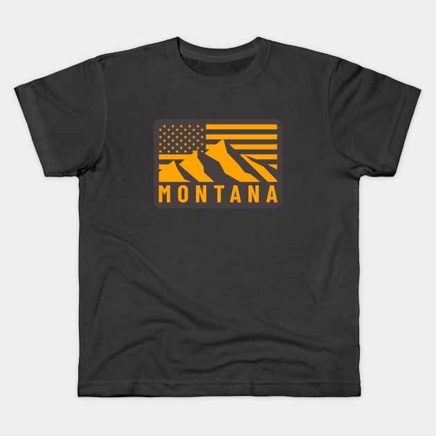 Montana Kids T-Shirt by BodinStreet